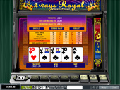 Betfair Casino  Video Poker 2 Ways Royal