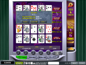 Betfair Casino  Video Poker Aces And Faces 4 Line