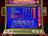 Riva Casino  Video Poker Aces And Faces 1 Line
